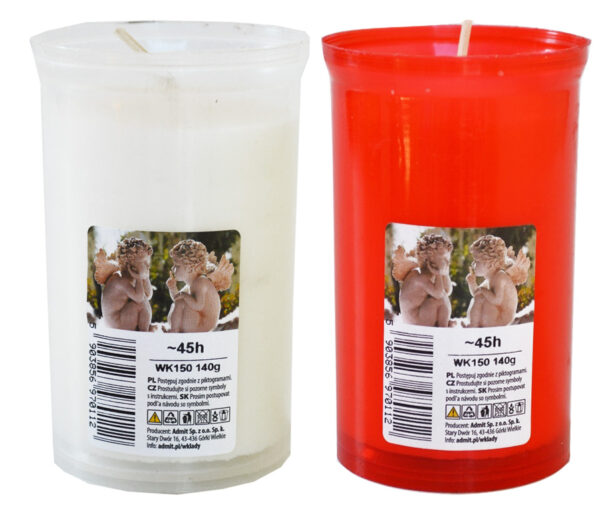 Parafínová naplň, 140g - 45h