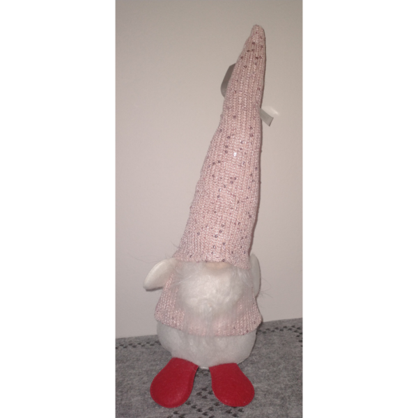 Vianočný trpaslík, ružový 40cm