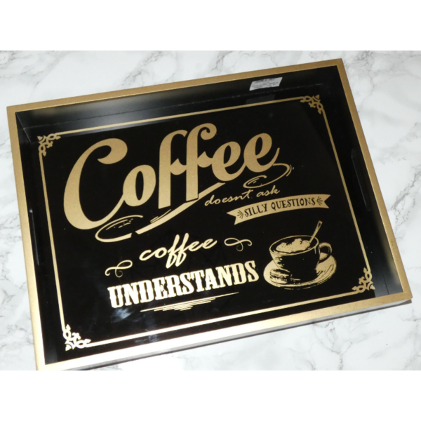 Servírovacia tacka - Coffee (5,5x34,5x23,5cm)