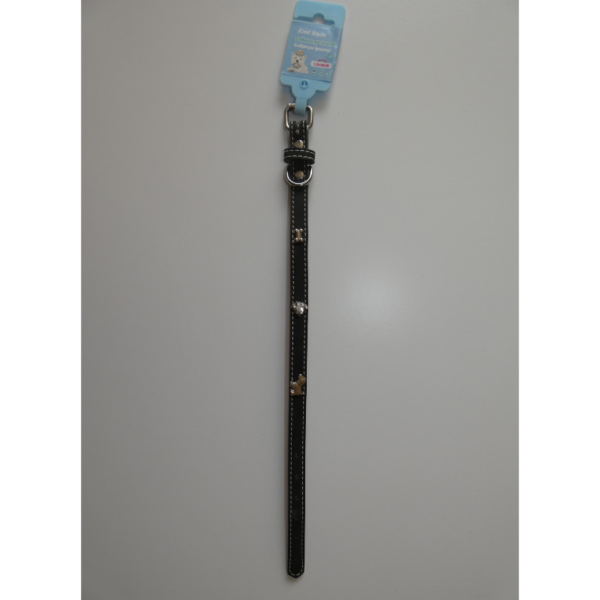 Obojok pre psov čierny 375x15mm