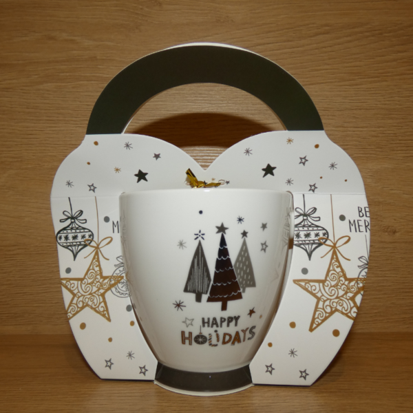 Sviatočný hrnček 420ml - Happy Holidays