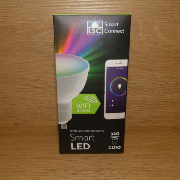Chytrá LED RGB žiarovka, 380lm - LSC Smart Connect