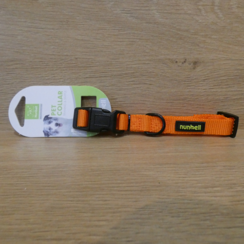 Obojok pre psy, oranžový - 15,5cm