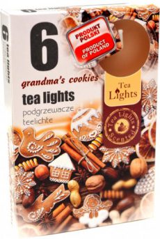 Admit Vonné čajové sviečky Cookies - 6ks