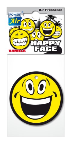 Power Air Happy face osviežovač vzduchu Vanilla
