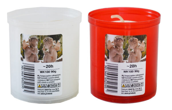 Parafínová naplň, WK 100, 90g - 20h