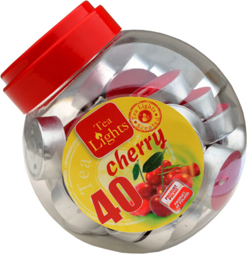 ADMIT vonné čajové sviečky Cherry - 40ks